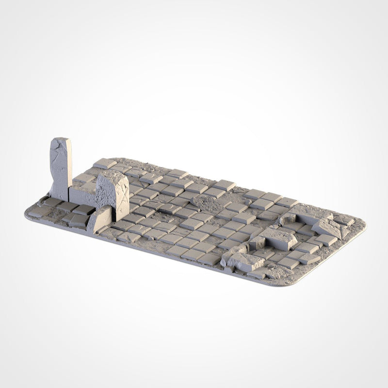 City Ruins WTC Set 02 3D printed terrain view 5