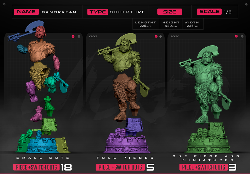 Gamorrean Guard Sculpture