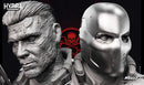 Crossbones Sculpture resin statue kit view 5