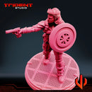 Captain Carter - Sculpt D Marvel MCP-compatible 40mm resin proxy miniature by Trident Miniatures - product image 5