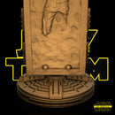 Han Solo On Carbonite Sculpture