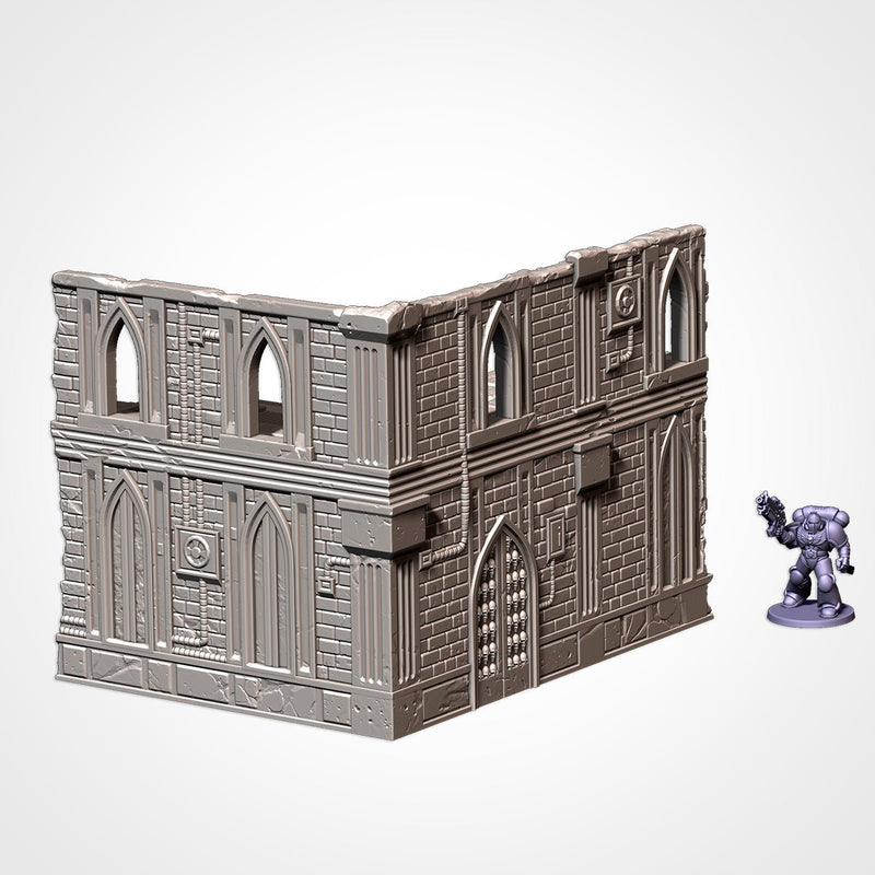 Cathedral Ruins UKTC 3D printed terrain view 5