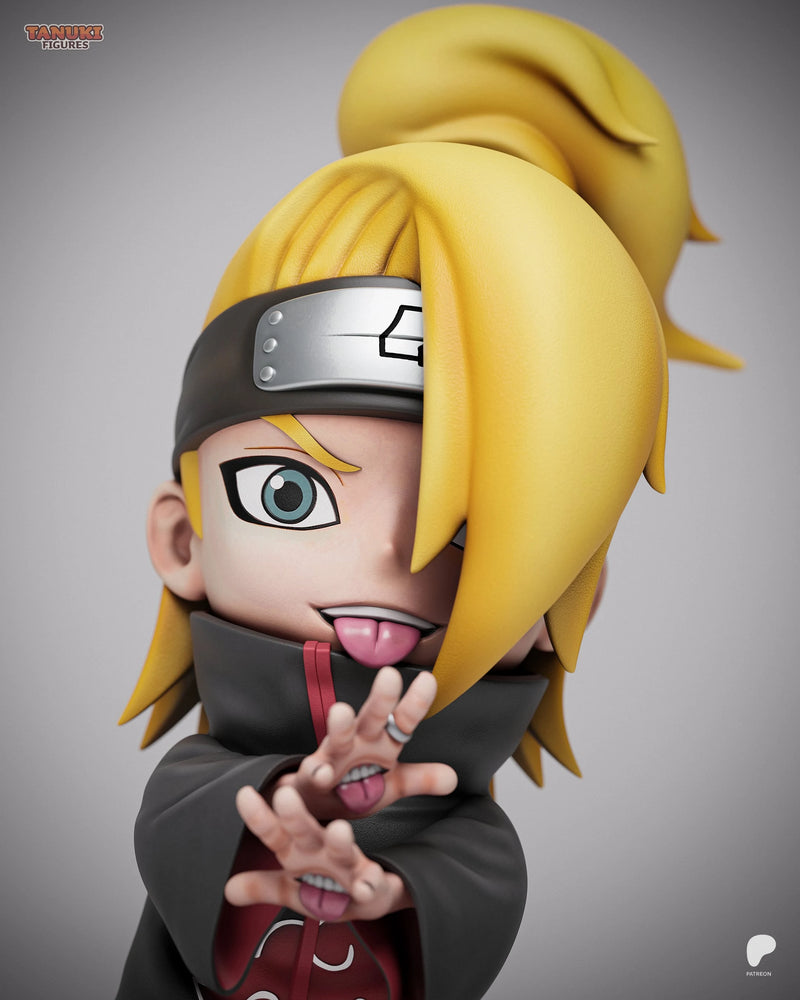 Deidara Chibi Resin Figure - Chibi view 5