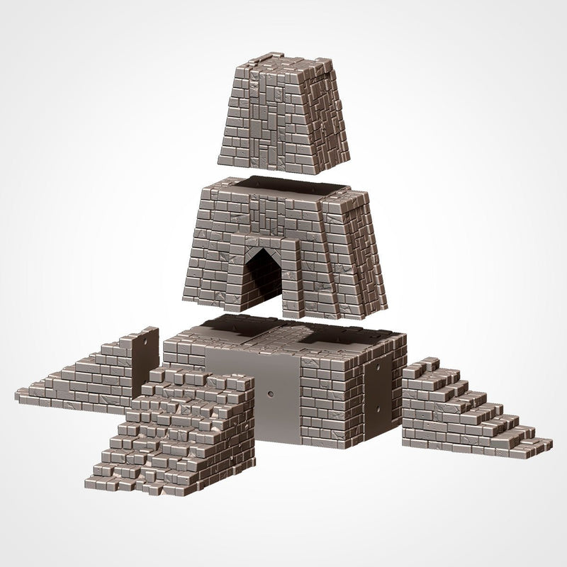 Modular Civilization 3D printed terrain view 5