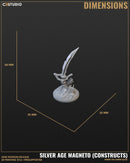 Magneto + Construct (Silver Age) Marvel MCP-compatible resin miniature by C27 Studios - product image 5