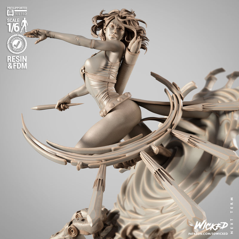Blink (Joe Madureira) Sculpture resin statue kit view 5