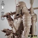 Boba Fett Samurai Sculpture