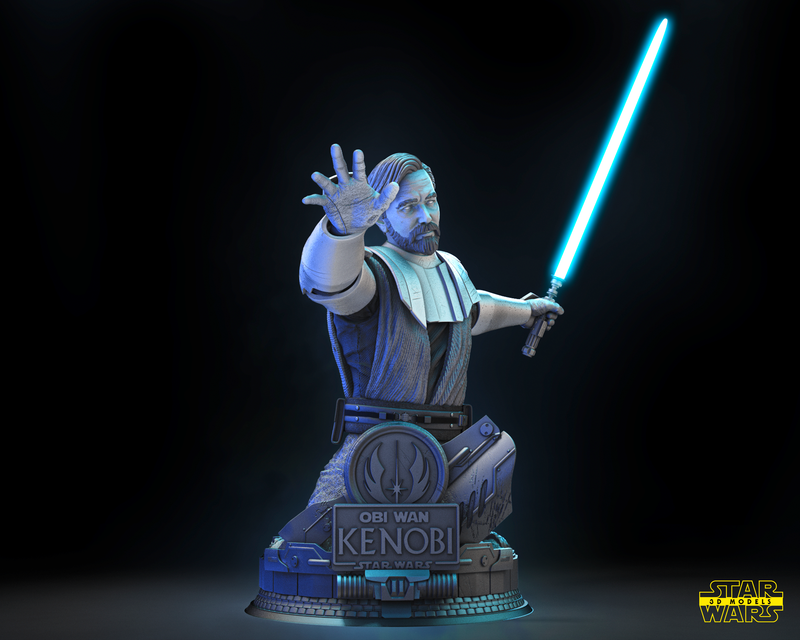 Obi Wan Kenobi (Clone Wars) Bust