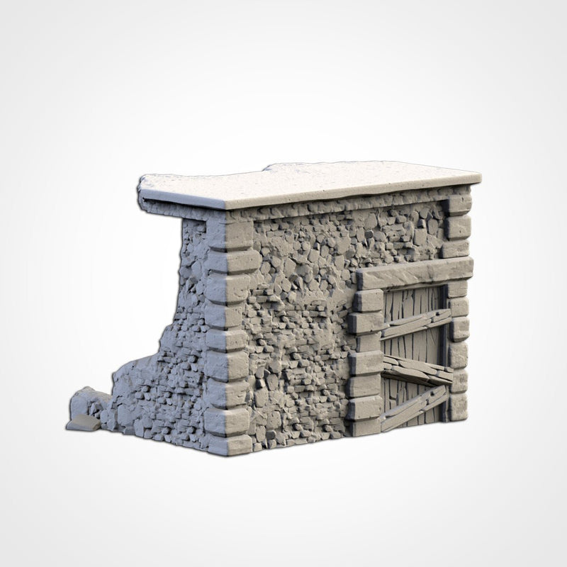 Abandoned Town 3D printed terrain view 5