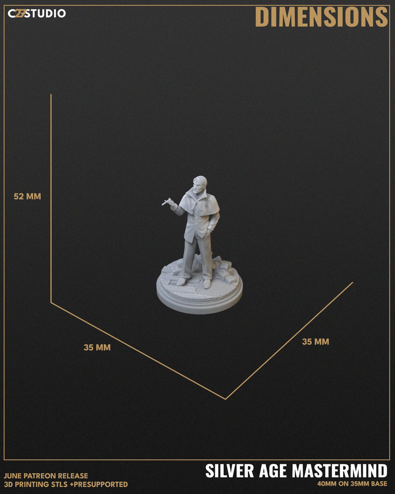 Mastermind (Silver Age) Marvel MCP-compatible resin miniature by C27 Studios - product image 5