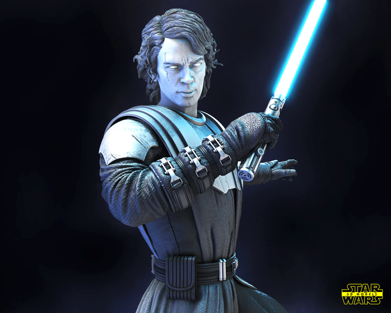 Anakin Skywalker (Clone Wars) Sculpture