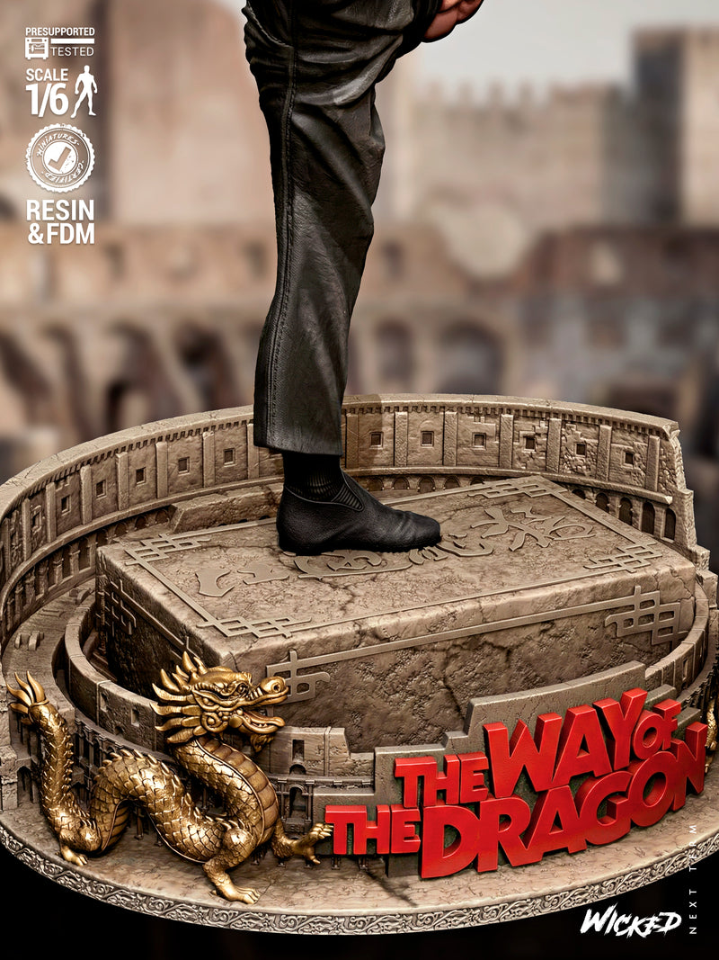 Bruce Lee Sculpture resin statue kit view 5