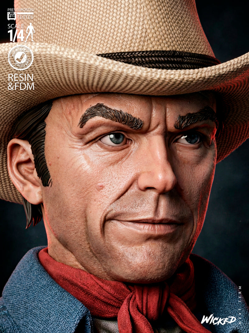 Alan Grant Portrait Bust resin bust kit view 5