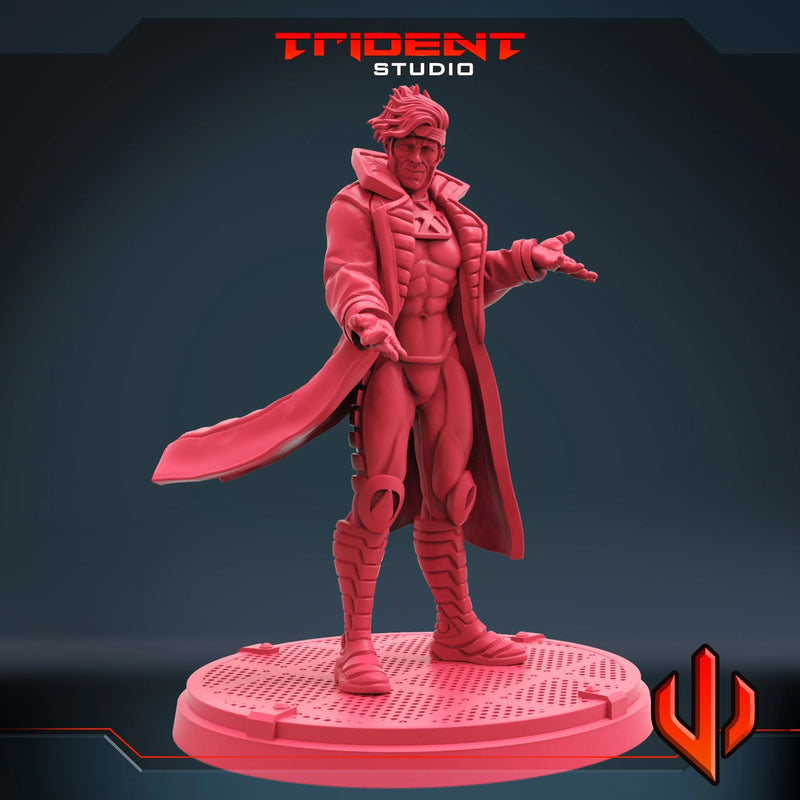Rogue And Gambit Marvel MCP-compatible 40mm resin proxy miniature by Trident Miniatures - product image 5