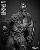 Captain America Zombie Sculpture resin statue kit view 5
