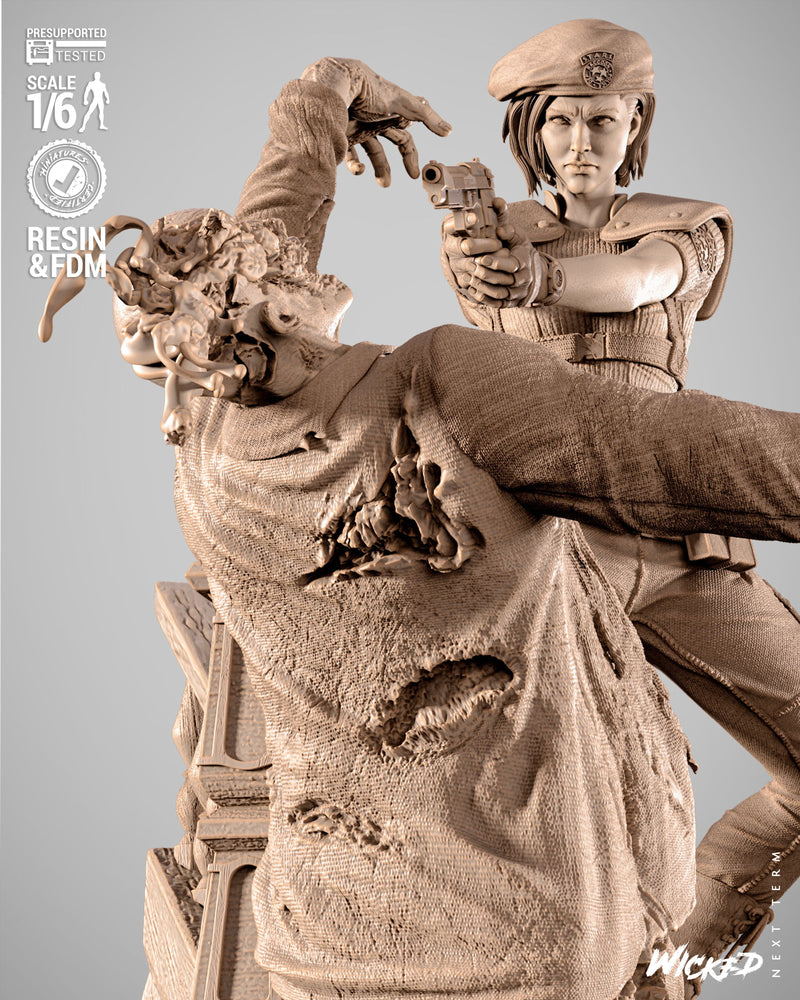 Diorama Resident Evil resin diorama kit view 5