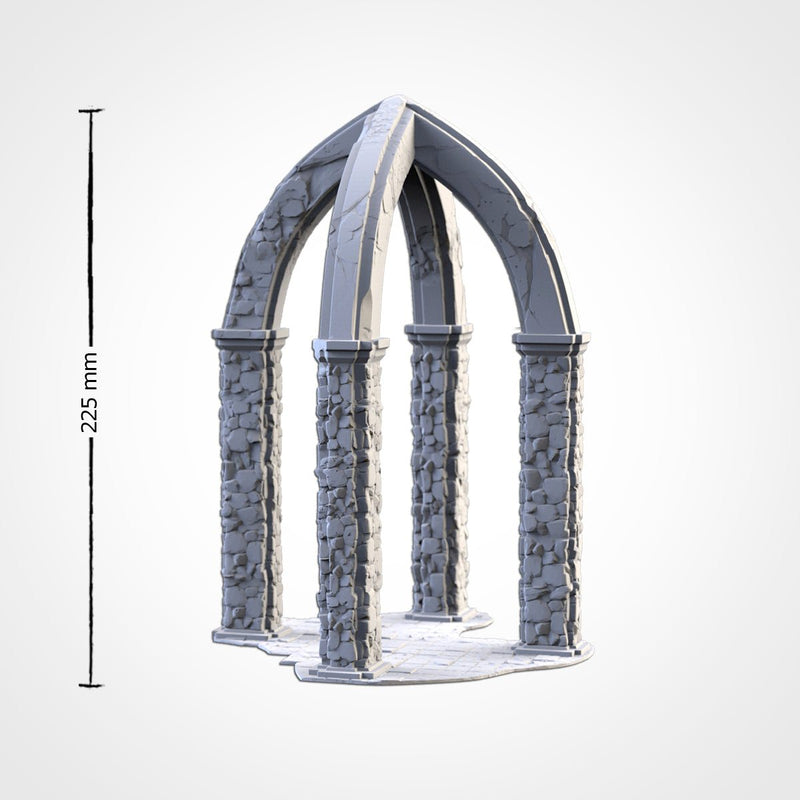 Majestic Ruins 3D printed terrain view 5