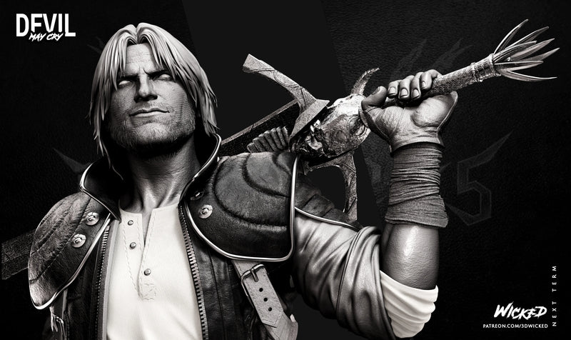 Dante Sculpture resin statue kit view 5