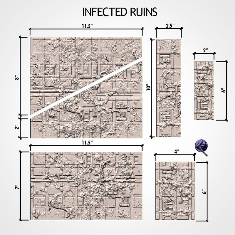 Layouts (Templates) 11th 3D printed terrain view 5