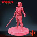 Yelena Belova - Sculpt B Marvel MCP-compatible 40mm resin proxy miniature by Trident Miniatures - product image 5