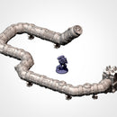 Modular Pipes 3D printed terrain view 5