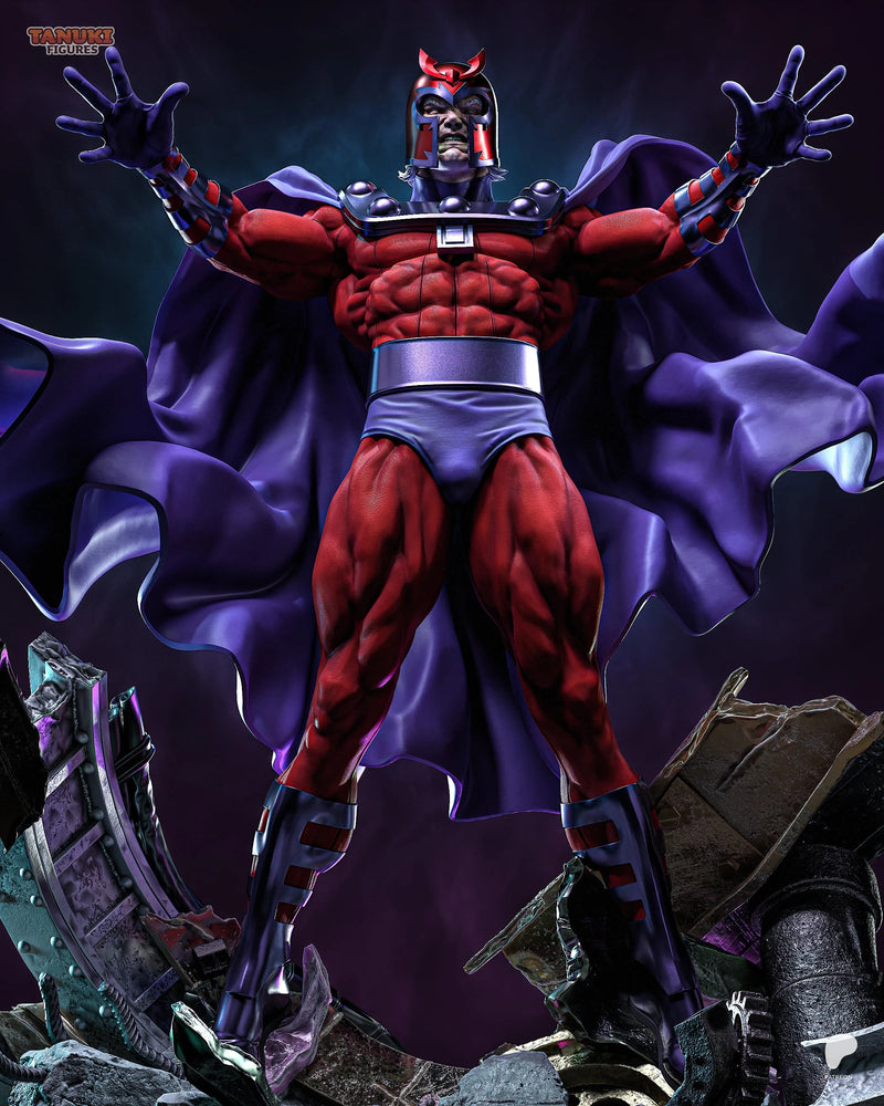 Magneto Resin Statue & Bust - Full Size view 5