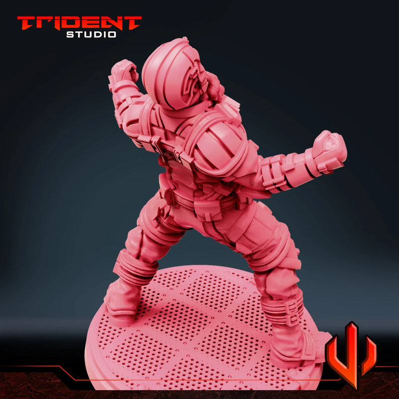 Red Guardian No SHIELD Marvel MCP-compatible 40mm resin proxy miniature by Trident Miniatures - product image 5
