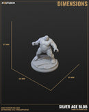 Blob (Silver Age) Marvel MCP-compatible resin miniature by C27 Studios - product image 5
