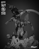 Deadpool and Wolverine Diorama Sculpture resin diorama kit view 5