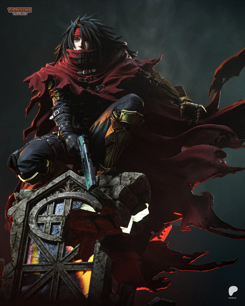 Vincent Valentine Resin Statue & Bust - Full Size view 5