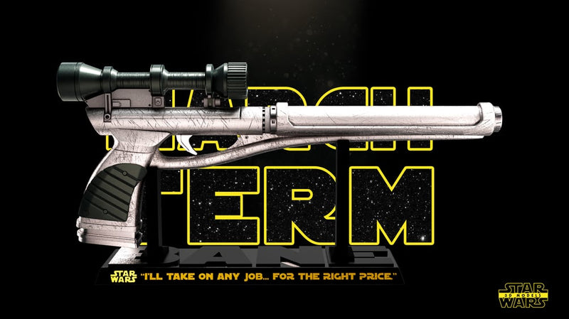Cad Bane Blasters LL – Star Wars Resin Display Replica (1/6–1/12 Scale)