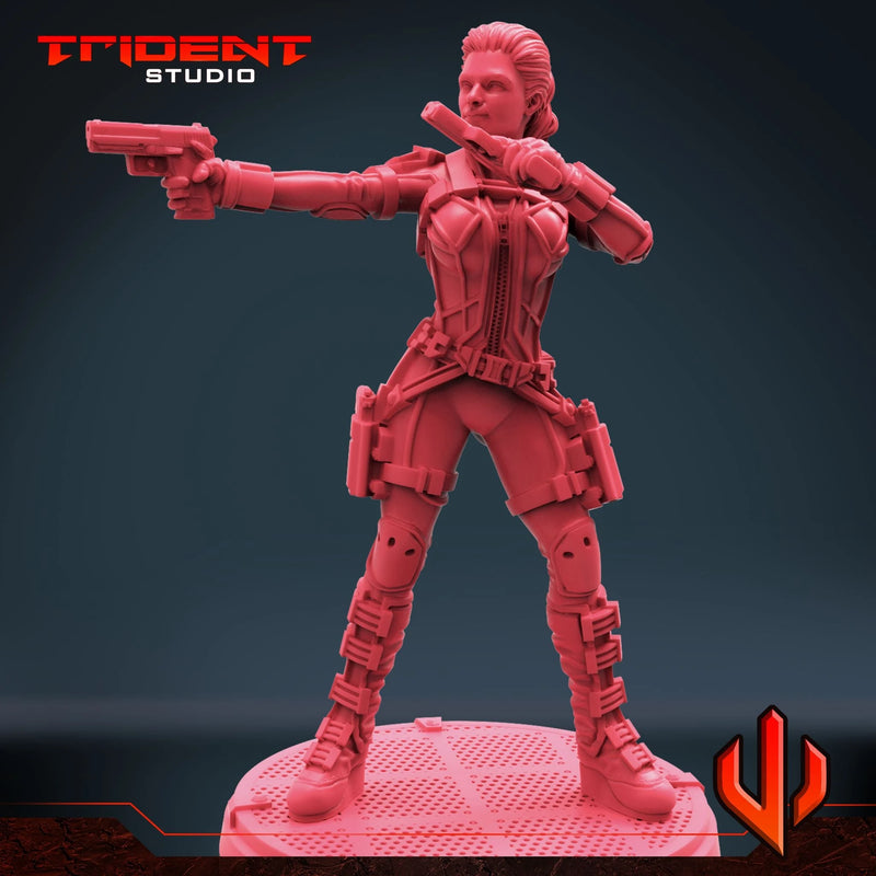 Melina Vostokoff - Sculpt B Marvel MCP-compatible 40mm resin proxy miniature by Trident Miniatures - product image 5