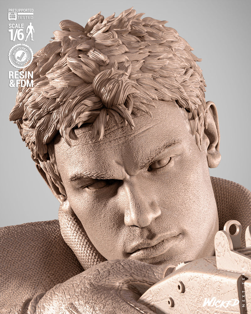 Chris Resident Evil Sculpture resin statue kit view 5