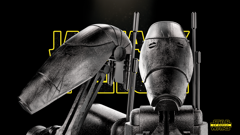 Combat Droid B1 Sculpture