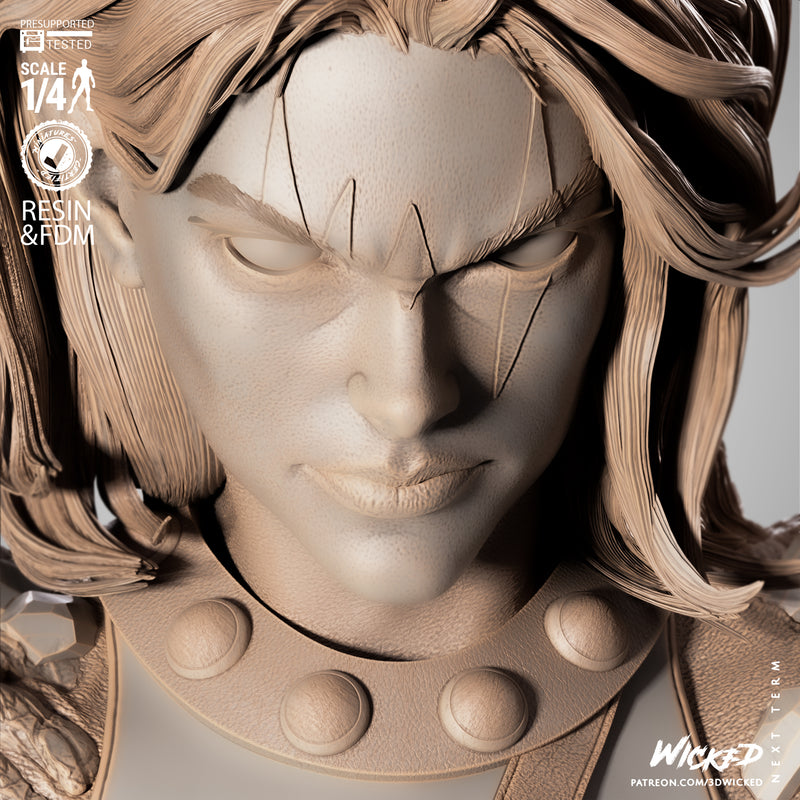 Blink Portrait Bust resin bust kit view 5