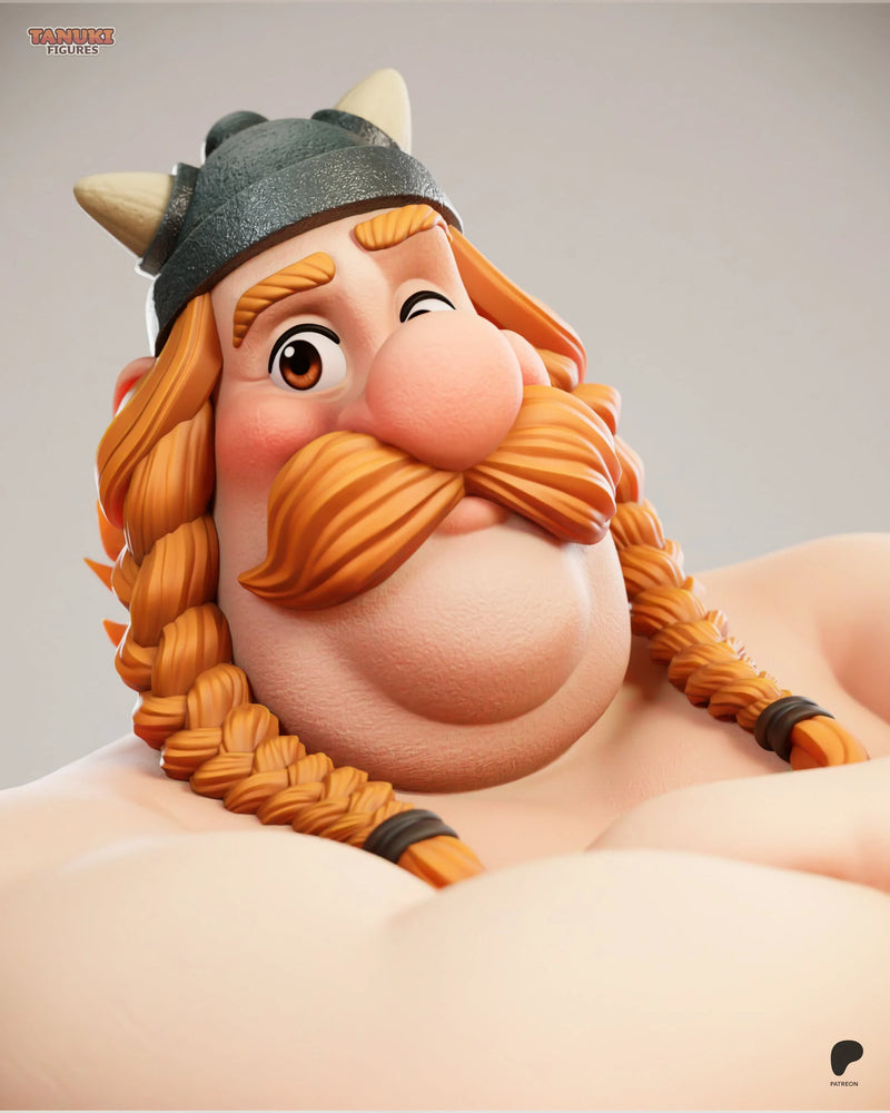 Obelix Toon Resin Figure - Toon view 5