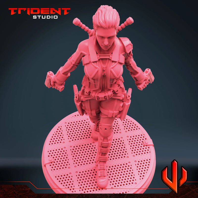 Melina Vostokoff - Sculpt A Marvel MCP-compatible 40mm resin proxy miniature by Trident Miniatures - product image 5