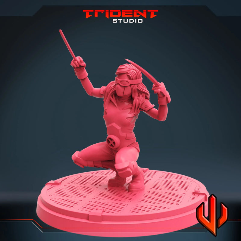 Honey Badger - Sculpt B Marvel MCP-compatible 40mm resin proxy miniature by Trident Miniatures - product image 5