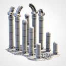 Ancient Civilization 3D printed terrain view 5