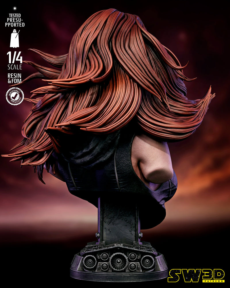 SW3D January 2026 Term Mara Jade Portrait Bust