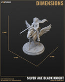 Black Knight (Silver Age) Marvel MCP-compatible resin miniature by C27 Studios - product image 5