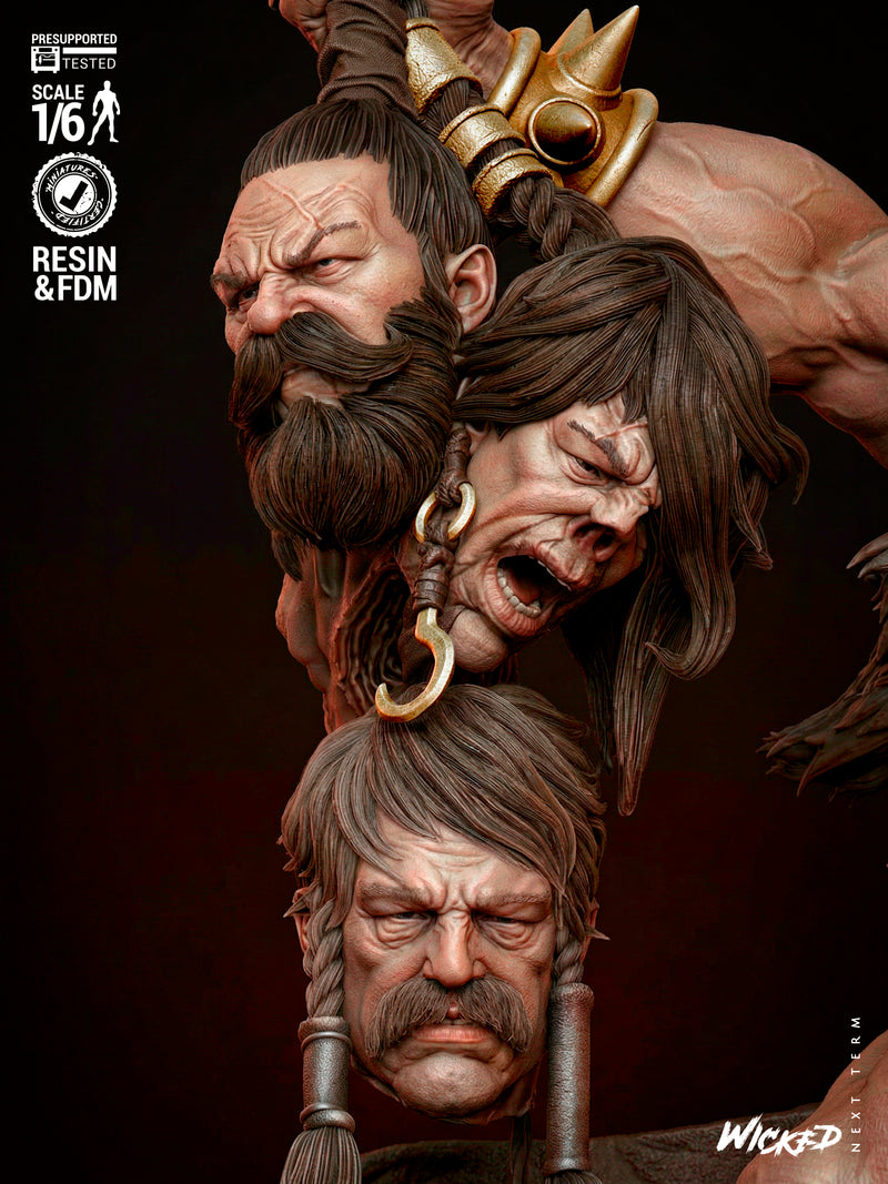 Conan The Barbarian Sculpture resin statue kit view 5