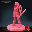 Black Widow Multiverse - Sculpt B Marvel MCP-compatible 40mm resin proxy miniature by Trident Miniatures - product image 5