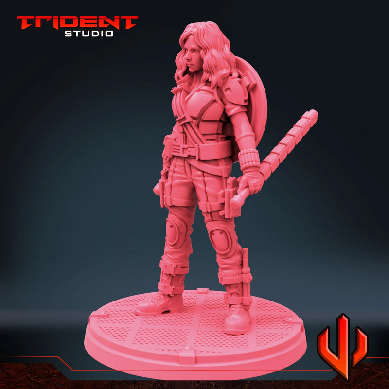 Black Widow Multiverse - Sculpt B Marvel MCP-compatible 40mm resin proxy miniature by Trident Miniatures - product image 5