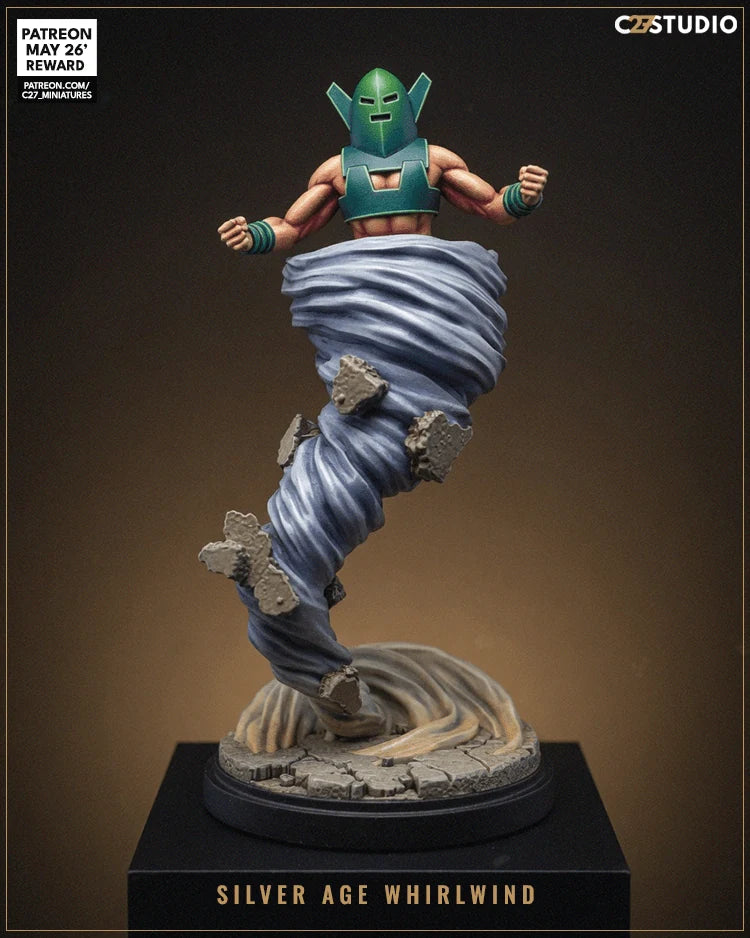 Whirlwind (Silver Age) Marvel MCP-compatible resin miniature by C27 Studios - product image 5