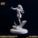 Polaris (Dec 2021 Sculpt) Marvel MCP-compatible resin miniature by C27 Studios - product image 5