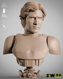 SW3D November 2025 Term Han Solo Stormtrooper Portrait Bust