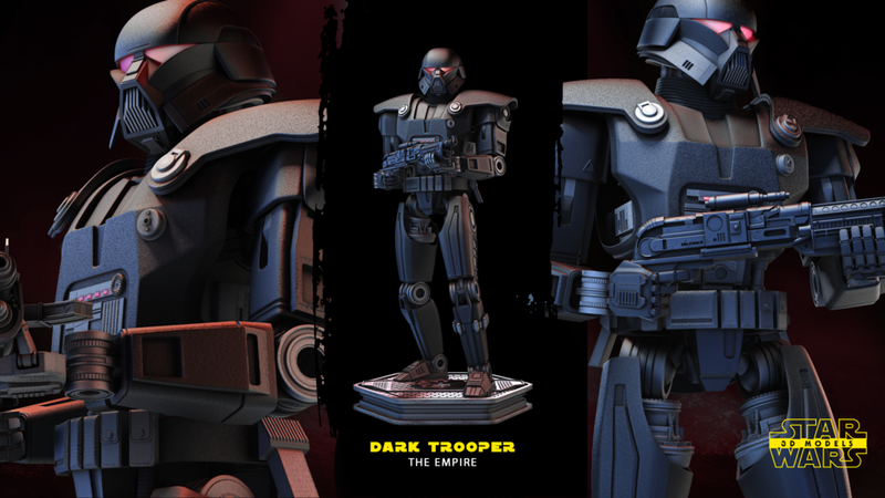 Dark Trooper Sculpture