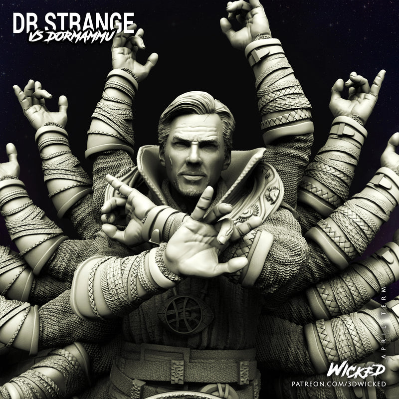 Doctor Strange Bust resin bust kit view 5