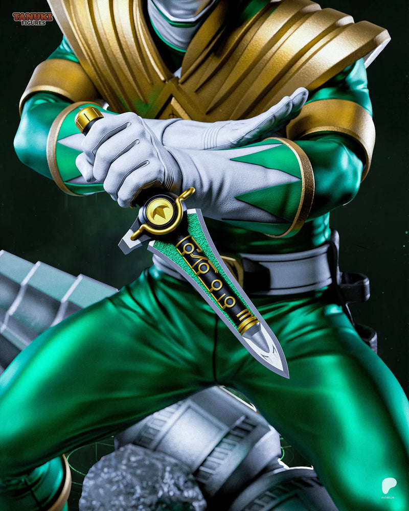 Green Ranger Resin Statue & Bust - Full Size view 5